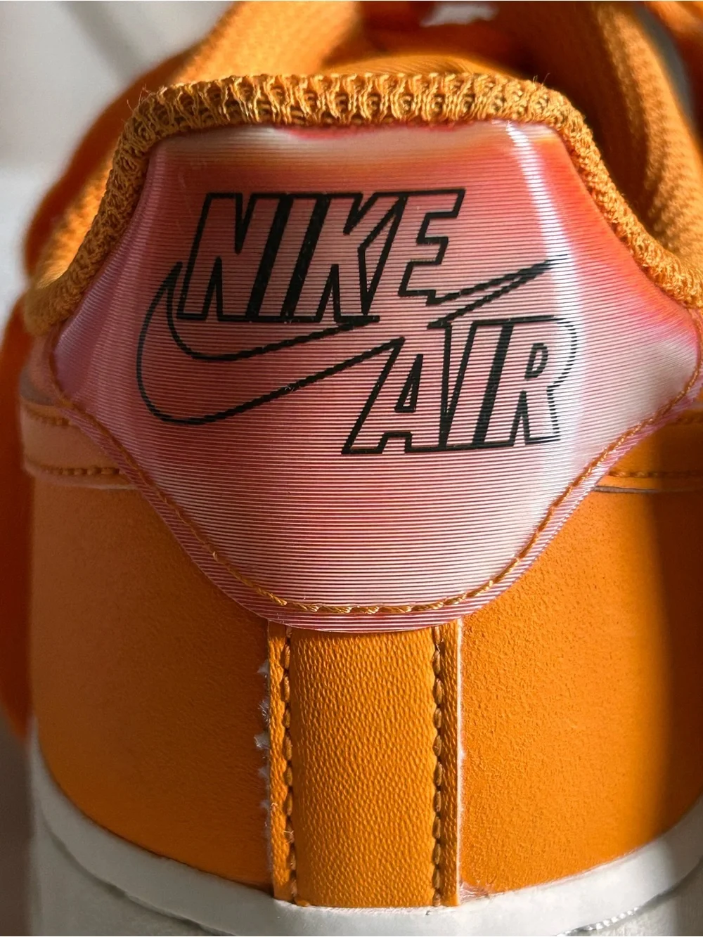 Nike Air Force 1 Low Essential “Orange Peel”Lifestyle Sneakers Size 7.5 Womens